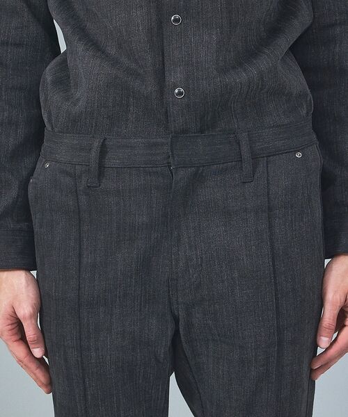 5351POUR LES HOMMES / 5351プール・オム デニムパンツ | 【セットアップ対応】タックテーパード デニム スラックス【予約】 | 詳細6