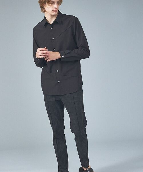 5351POUR LES HOMMES / 5351プール・オム デニムパンツ | 【セットアップ対応】タックテーパード デニム スラックス【予約】 | 詳細9