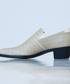 5351POUR LES HOMMES / 5351プール・オム シューズ | 【パナマメッシュ】メッシュレザー ヒール スリッポン【予約】