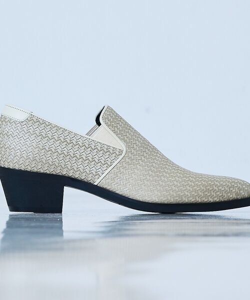 5351POUR LES HOMMES / 5351プール・オム シューズ | 【パナマメッシュ】メッシュレザー ヒール スリッポン【予約】 | 詳細1