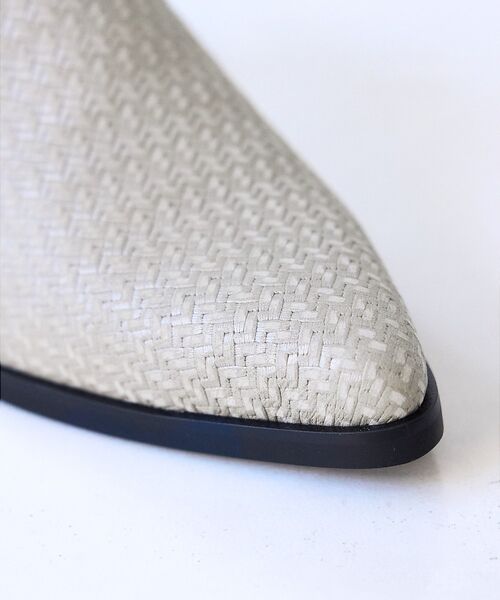 5351POUR LES HOMMES / 5351プール・オム シューズ | 【パナマメッシュ】メッシュレザー ヒール スリッポン【予約】 | 詳細4