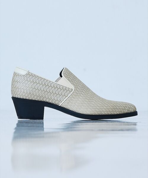 5351POUR LES HOMMES / 5351プール・オム シューズ | 【パナマメッシュ】メッシュレザー ヒール スリッポン【予約】 | 詳細5