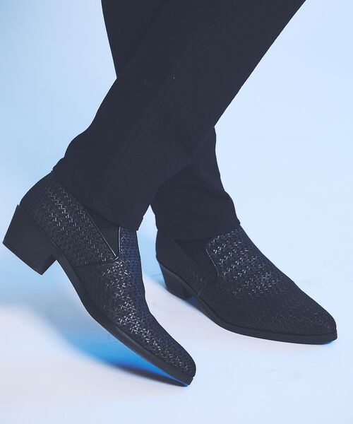 5351POUR LES HOMMES / 5351プール・オム シューズ | 【パナマメッシュ】メッシュレザー ヒール スリッポン | 詳細15