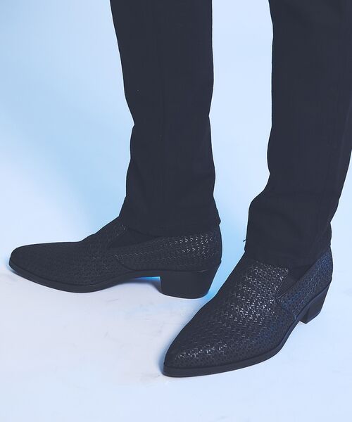 5351POUR LES HOMMES / 5351プール・オム シューズ | 【パナマメッシュ】メッシュレザー ヒール スリッポン | 詳細16