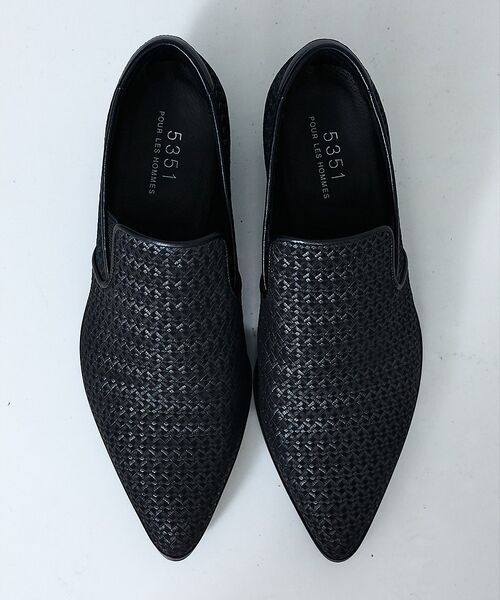 5351POUR LES HOMMES / 5351プール・オム シューズ | 【パナマメッシュ】メッシュレザー ヒール スリッポン【予約】 | 詳細7