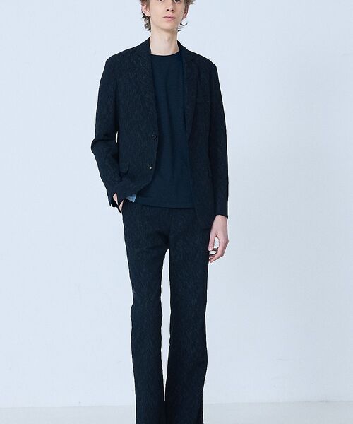 5351POUR LES HOMMES / 5351プール・オム テーラードジャケット | 【セットアップ対応】幾何学柄 ジャガード ジャケット【予約】 | 詳細3