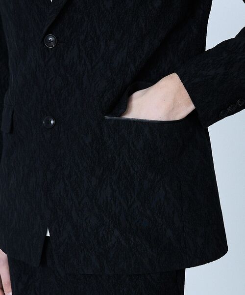 5351POUR LES HOMMES / 5351プール・オム テーラードジャケット | 【セットアップ対応】幾何学柄 ジャガード ジャケット【予約】 | 詳細14