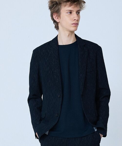 5351POUR LES HOMMES / 5351プール・オム テーラードジャケット | 【セットアップ対応】幾何学柄 ジャガード ジャケット【予約】 | 詳細17