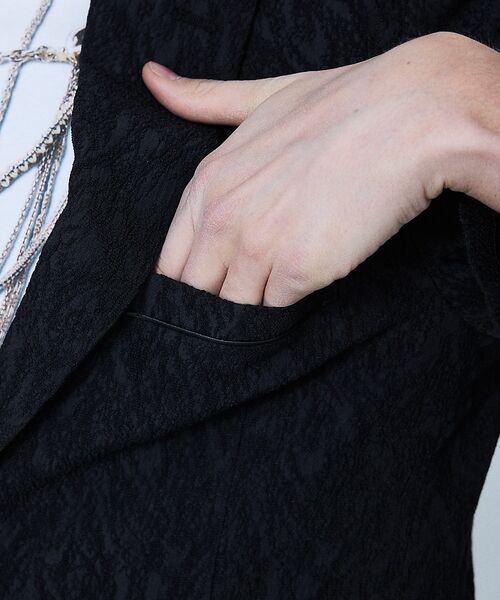 5351POUR LES HOMMES / 5351プール・オム テーラードジャケット | 【セットアップ対応】幾何学柄 ジャガード ジャケット【予約】 | 詳細12