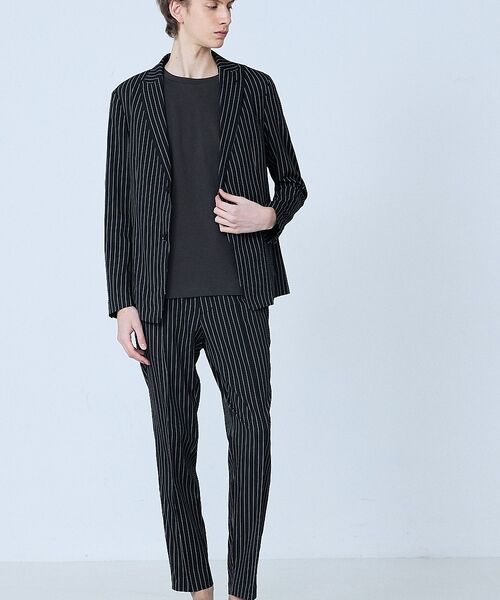 5351POUR LES HOMMES / 5351プール・オム テーラードジャケット | 【セットアップ対応】Dot Air サッカーストライプ ジャケット【予約】 | 詳細8