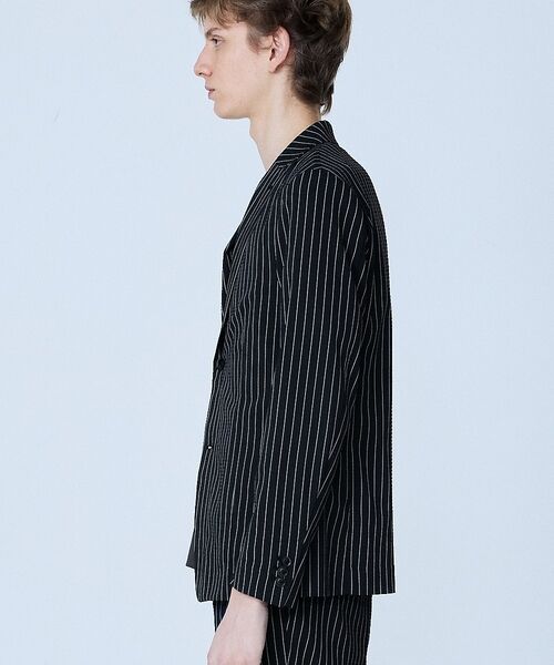 5351POUR LES HOMMES / 5351プール・オム テーラードジャケット | 【セットアップ対応】Dot Air サッカーストライプ ジャケット【予約】 | 詳細10