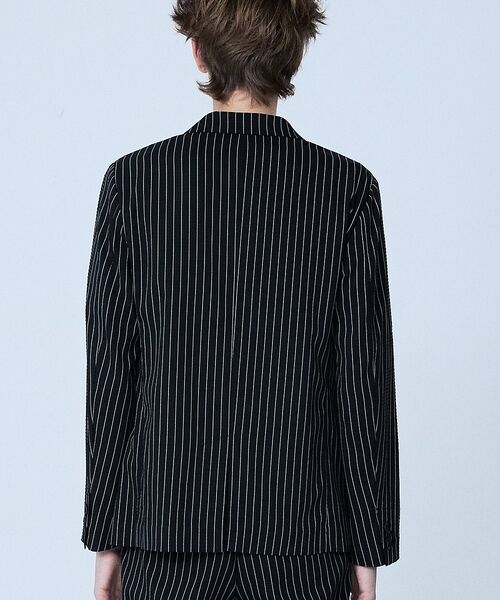 5351POUR LES HOMMES / 5351プール・オム テーラードジャケット | 【セットアップ対応】Dot Air サッカーストライプ ジャケット【予約】 | 詳細11