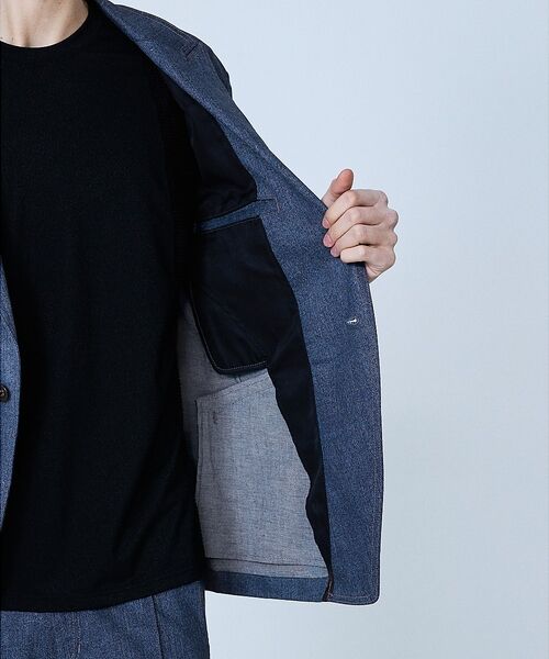 5351POUR LES HOMMES / 5351プール・オム テーラードジャケット | 【セットアップ対応】ピークドラペル デニム ジャケット | 詳細10