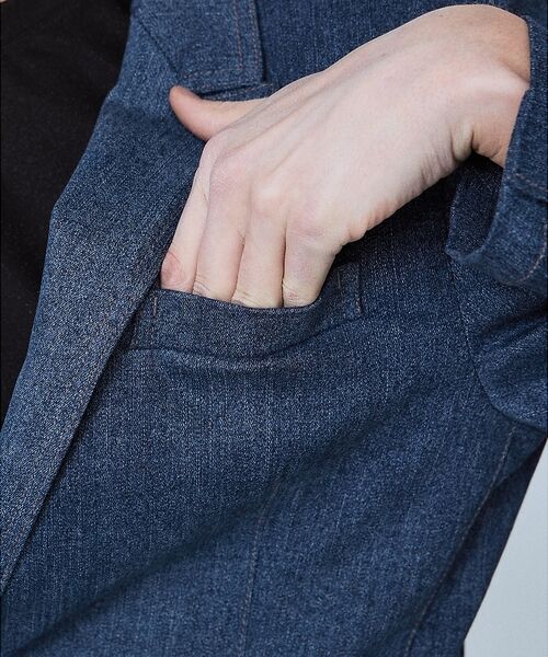 5351POUR LES HOMMES / 5351プール・オム テーラードジャケット | 【セットアップ対応】ピークドラペル デニム ジャケット | 詳細11
