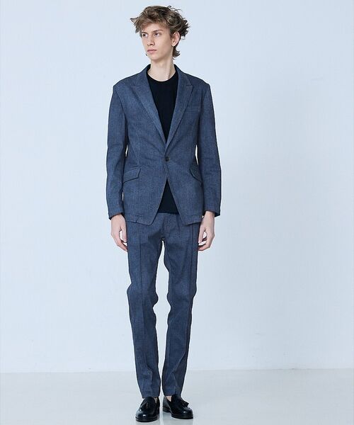 5351POUR LES HOMMES / 5351プール・オム テーラードジャケット | 【セットアップ対応】ピークドラペル デニム ジャケット | 詳細15