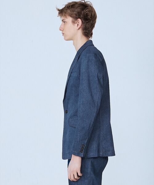5351POUR LES HOMMES / 5351プール・オム テーラードジャケット | 【セットアップ対応】ピークドラペル デニム ジャケット | 詳細3