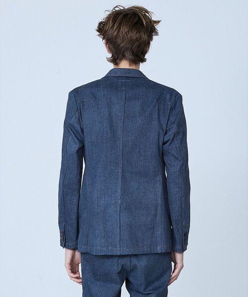5351POUR LES HOMMES / 5351プール・オム テーラードジャケット | 【セットアップ対応】ピークドラペル デニム ジャケット | 詳細4