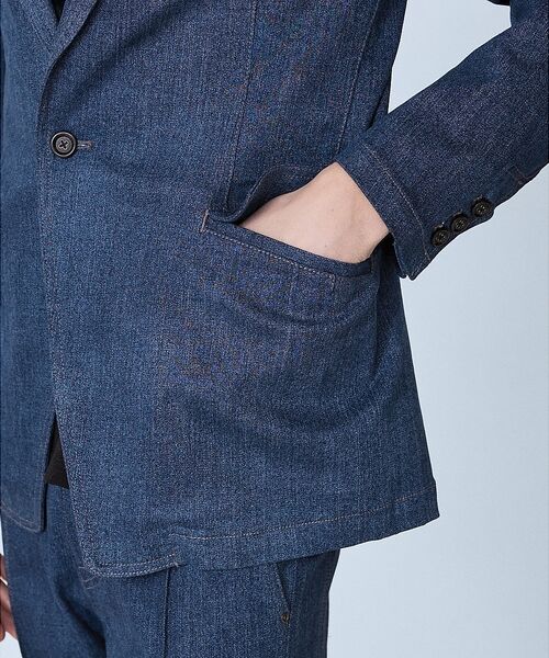 5351POUR LES HOMMES / 5351プール・オム テーラードジャケット | 【セットアップ対応】ピークドラペル デニム ジャケット | 詳細8