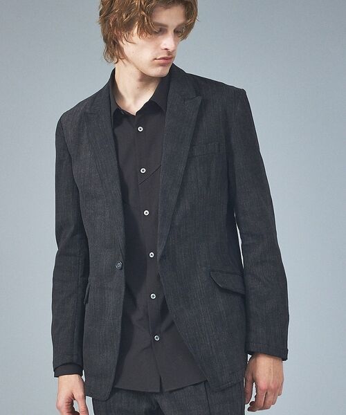 5351POUR LES HOMMES / 5351プール・オム テーラードジャケット | 【セットアップ対応】ピークドラペル デニム ジャケット【予約】 | 詳細2
