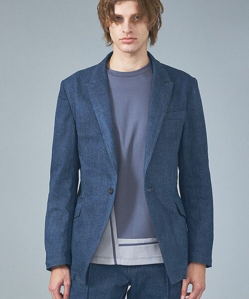 5351POUR LES HOMMES / 5351プール・オム テーラードジャケット | 【セットアップ対応】ピークドラペル デニム ジャケット【予約】 | 詳細3