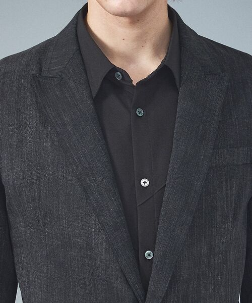 5351POUR LES HOMMES / 5351プール・オム テーラードジャケット | 【セットアップ対応】ピークドラペル デニム ジャケット【予約】 | 詳細4