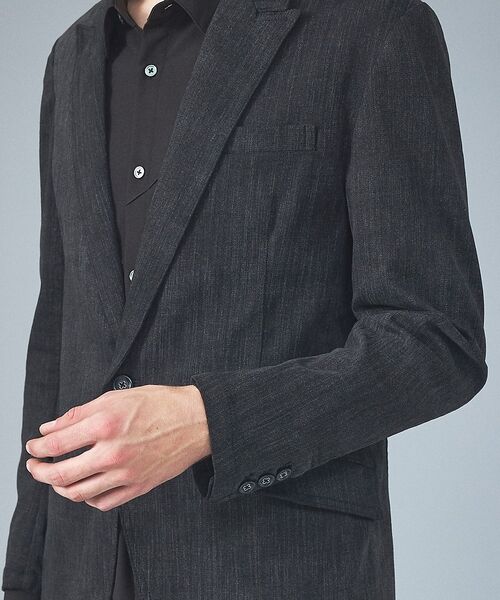 5351POUR LES HOMMES / 5351プール・オム テーラードジャケット | 【セットアップ対応】ピークドラペル デニム ジャケット【予約】 | 詳細5