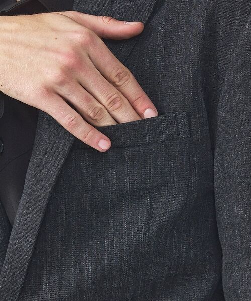 5351POUR LES HOMMES / 5351プール・オム テーラードジャケット | 【セットアップ対応】ピークドラペル デニム ジャケット【予約】 | 詳細8