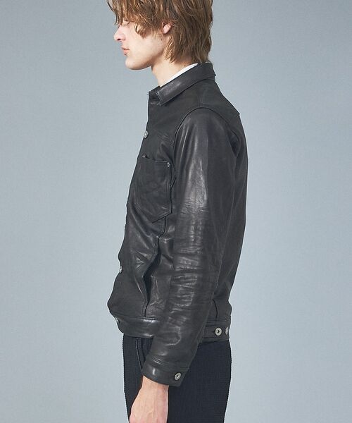 5351POUR LES HOMMES / 5351プール・オム レザーブルゾン・ジャケット | 【ラムレザー/デニム】Gジャン/ジャケット【予約】 | 詳細1