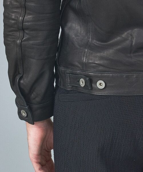 5351POUR LES HOMMES / 5351プール・オム レザーブルゾン・ジャケット | 【ラムレザー/デニム】Gジャン/ジャケット【予約】 | 詳細3