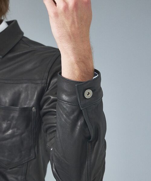 5351POUR LES HOMMES / 5351プール・オム レザーブルゾン・ジャケット | 【ラムレザー/デニム】Gジャン/ジャケット【予約】 | 詳細7