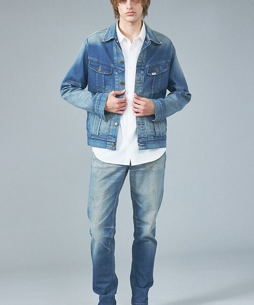 5351POUR LES HOMMES / 5351プール・オム デニムパンツ | 【コラボ企画/セットアップ対応】LEE/リー 101Z テーパード スキニー デ | 詳細7