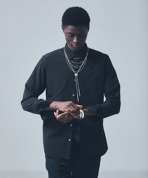 5351POUR LES HOMMES / 5351プール・オム シャツ・ブラウス | 【ピンタック】ランダム 長袖 シャツ【予約】 | 詳細3