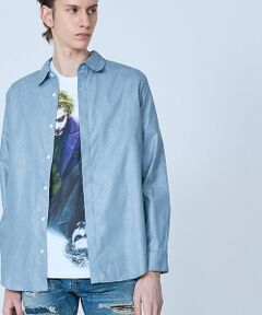 5351POUR LES HOMMES / 5351プール・オム シャツ・ブラウス | 【リーフ柄】エンボス 長袖 シャツ【予約】