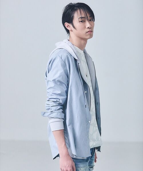 5351POUR LES HOMMES / 5351プール・オム シャツ・ブラウス | 【リーフ柄】エンボス 長袖 シャツ | 詳細6