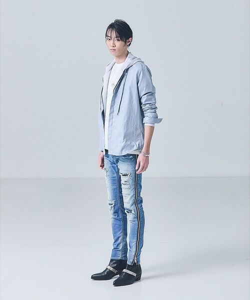 5351POUR LES HOMMES / 5351プール・オム シャツ・ブラウス | 【リーフ柄】エンボス 長袖 シャツ | 詳細7