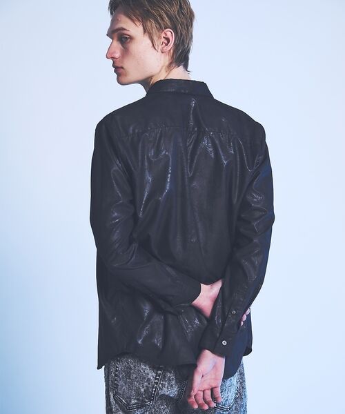 5351POUR LES HOMMES / 5351プール・オム シャツ・ブラウス | 【リーフ柄】エンボス 長袖 シャツ | 詳細19