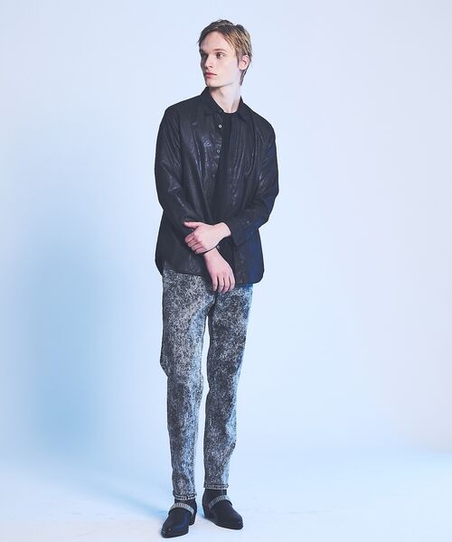 5351POUR LES HOMMES / 5351プール・オム シャツ・ブラウス | 【リーフ柄】エンボス 長袖 シャツ | 詳細20