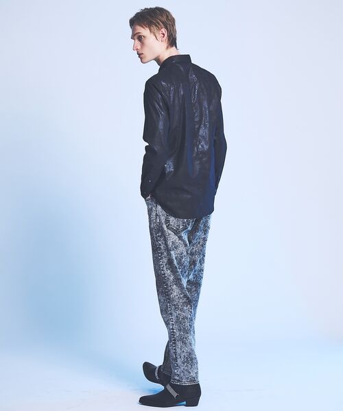 5351POUR LES HOMMES / 5351プール・オム シャツ・ブラウス | 【リーフ柄】エンボス 長袖 シャツ | 詳細21