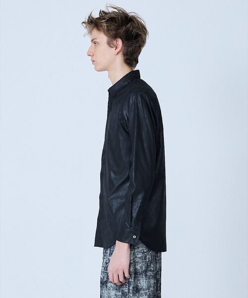 5351POUR LES HOMMES / 5351プール・オム シャツ・ブラウス | 【リーフ柄】エンボス 長袖 シャツ | 詳細8