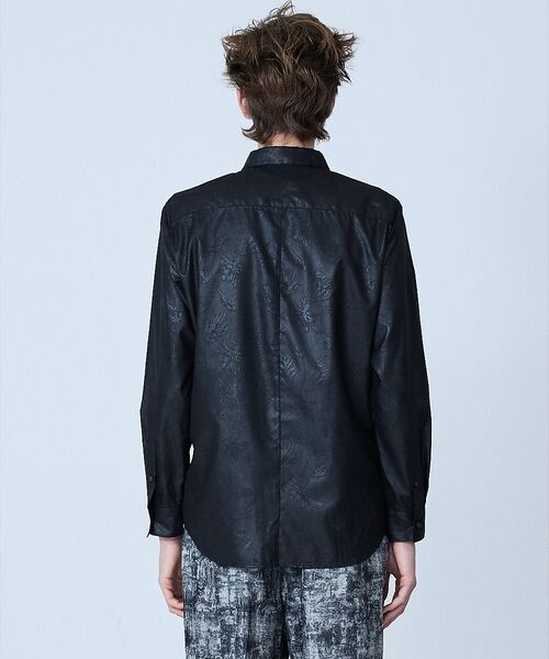 5351POUR LES HOMMES / 5351プール・オム シャツ・ブラウス | 【リーフ柄】エンボス 長袖 シャツ | 詳細9