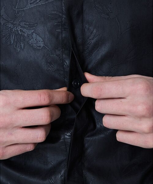 5351POUR LES HOMMES / 5351プール・オム シャツ・ブラウス | 【リーフ柄】エンボス 長袖 シャツ | 詳細13