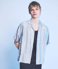 5351POUR LES HOMMES / 5351プール・オム シャツ・ブラウス | カットジャカード オープンカラーシャツ【予約】