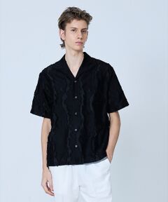 5351POUR LES HOMMES / 5351プール・オム シャツ・ブラウス | カットジャカード オープンカラーシャツ【予約】