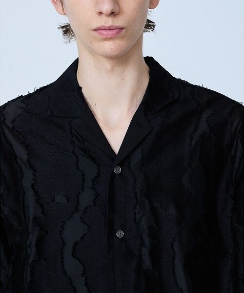 5351POUR LES HOMMES / 5351プール・オム シャツ・ブラウス | カットジャカード オープンカラーシャツ【予約】 | 詳細19