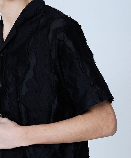 5351POUR LES HOMMES / 5351プール・オム シャツ・ブラウス | カットジャカード オープンカラーシャツ【予約】 | 詳細20