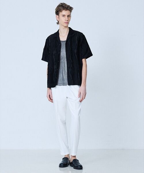 5351POUR LES HOMMES / 5351プール・オム シャツ・ブラウス | カットジャカード オープンカラーシャツ【予約】 | 詳細23