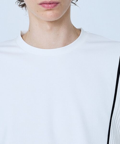 5351POUR LES HOMMES / 5351プール・オム Tシャツ | 【V-Line】コンビネーション 長袖 Tシャツ【予約】 | 詳細4