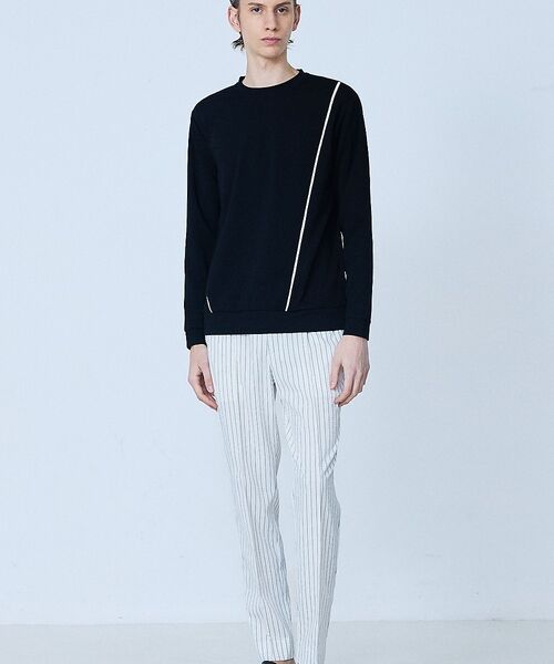 5351POUR LES HOMMES / 5351プール・オム Tシャツ | 【V-Line】コンビネーション 長袖 Tシャツ【予約】 | 詳細9