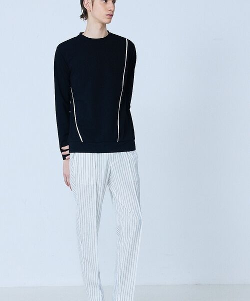 5351POUR LES HOMMES / 5351プール・オム Tシャツ | 【V-Line】コンビネーション 長袖 Tシャツ【予約】 | 詳細10