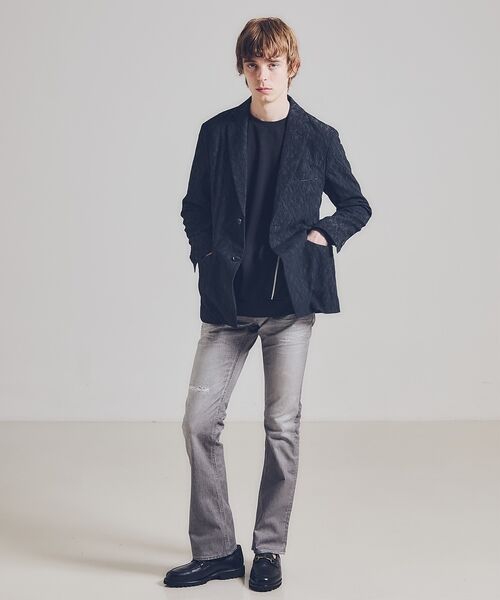 5351POUR LES HOMMES / 5351プール・オム Tシャツ | 【V-Line】コンビネーション 長袖 Tシャツ | 詳細12